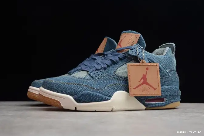 Rep Denim Air Jordan AO2571-401 Nike 4 Levi's x 0505
